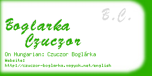 boglarka czuczor business card